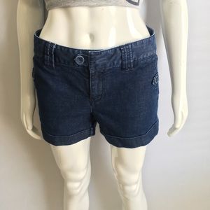 Banana Republic Classic Dark Blue Jean Shorts Sz 6